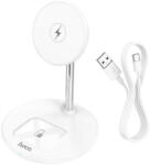 hoco. 2in1 wireless töltő állvány, 15W / 3A, fehér, Hoco S23 - gsmlive