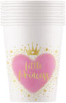 Procos Little Princess papírpohár 8db-os szett 200ml (96477)