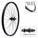 MACH1 Bicikli kerék Mach1 T. Cross-R27 32H - MT510 12x142 29 fekete