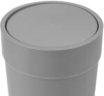 Umbra Touch Műanyag Fürdőszobai Szemetes Szürke Forgatható Fedéllel (KHM-023269-918) - platinashop