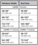  Umbra Cappa Dupla Függönykarnis Szálcsiszolt Fekete 168-305 cm (KHM-1014401-111) - platinashop