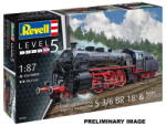 Revell Express Loco S3/6 BR 18(5) with Tender (62168) 1: 87 makett készlet kiegészítőkkel (62168)