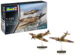 Revell Supermarine Spitfire Mk. Ia & Hawker Hurricane Mk. I 1: 144 (03771) makett repülő (03771)