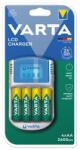 Varta Elemtöltő, AA ceruza/AAA mikro, 4x2600 mAh AA, LCD kijelző, 12V USB, VARTA (57070 201 451)