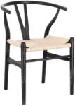 Bizzotto Fekete-fehér fa étkezőszék Bizzotto Artemia (BI-0743726)