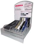 Zebra Golyóstoll display, 0, 24 mm, teleszkópos, ZEBRA SL-F1 , kék (01943)