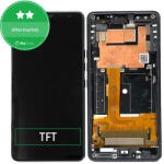 HTC U12 Plus - LCD Kijelző + Érintőüveg + Keret (Black) OLED, Black