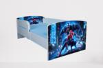  Pat baieti Spiderman Venom cu Protectii laterale, cu Saltea SafeNest 140x70 Cm, 2-8 Ani Ptv7461 (PTV7461)