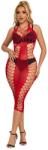Subblime 952327 - keresztpántos necc ruha - (piros) - S-L - shop