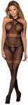 Subblime 951948 - keresztpántos necc overál - (fekete) - S-L - sexshopcenter