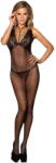 Subblime 951993 - nyakdíszes necc overál - (fekete) -S-L - sexshopcenter