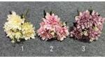  Buchet 7 fire dalie artificiala pentru aranjamente florale (8462)