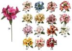  Alstromeria artificiala color pentru aranjamente florale (8478)