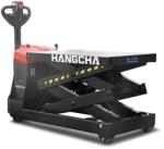Hangcha önjáró elektrohidraulikus ollós emelőasztal 2000 kg-os teherbírással