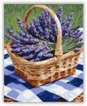  Levendulacsokor Piknikkosárban - számfestő készlet
