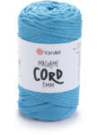  MACRAME CORD zsinór fonal, 3mm - Türkiz - 763
