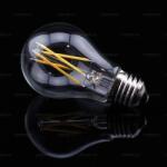 OPTONICA Retro LED körte égő E27 (4Watt/300°) COG LED izzószálas, üveg búra, hidegfehér, retro izzó OPTONICA LED SP1857 (OP558)