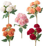 Valex Decor Selyemvirág csokor, 5 ágú, 29cm magas - 36db-os mix (LD007)