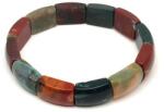 R. M. ékszer Achát indiai téglalap karkötő 10, 5x16, 5x7mm (059972)
