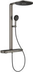 GROHE Sistem de dus Grohe SPA Aqua Pure, aparent, termostat, 360 mm, 3 functii, mat, grafit, 101680AL00 (101680AL00)