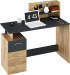  Masă pc, stejar artizan/grafit, platon new (0000397408)