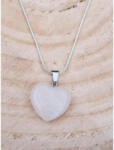  Rózsakvarc ásvány Szív Alakú Medál