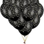 PartyDeco Erős pasztell arany denevér latex léggömb 30 cm 50 db