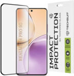 Techsuit - 111D Teljes Fedésű / Teljes Ragasztású Üveg / 3D Ívelt Képernyő - Realme 14 Pro - Fekete üvegfólia
