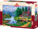 Art Puzzle Пъзел Art Puzzle от 1500 части - Селце край езерото, Артуро Зарага (5371)