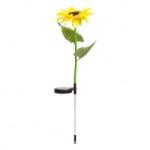 Garden of Eden melegfehér LED-es leszúrható szolár napraforgó 75cm (11762)