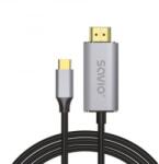 SAVIO USB-C - HDMI kábel 1m (CL-170) (CL-170)