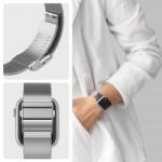 Spigen Sleek Link Apple Watch Ultra (49mm) pótszíj ezüstszínű (AMP07224)