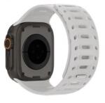 Dux Ducis CS Apple Watch Series 1 42mm lyukacsos, mágneses szilikon pótszíj világosszürke (GP-164440)