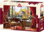 Art Puzzle Пъзел Art Puzzle от 500 части - Гледката от работното ми място (5074)