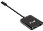 Club 3D CLUB3D USB-C - 2xDisplayPort átalakító fekete (CSV-1555)