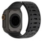 Dux Ducis CS Apple Watch Series 1 42mm lyukacsos, mágneses szilikon pótszíj fekete (GP-164438)