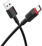 BOROFONE Kábel BX110 Beneficio - USB to Type-C - 2, 4A 1 méter fekete