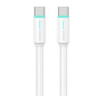 USAMS YU USB-C 60W kábel 100cm fehér (SJ734USB02) (SJ734USB02)
