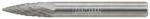 Forum Freza forma ascutita Forum, SPG 1225, 12x25mm (4317784889247) - constructii-mag