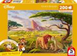 Schmidt Spiele Puzzle Schmidt din 200 piese - Regele Leu (56560) Puzzle