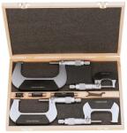 Forum Set micrometre Forum, DIN863, 0-100mm, 4 piese (4317784856591) - constructii-mag