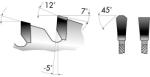Forum Panza fierastrau circular Forum, HW NE negativ, 225x30x2.5mm, 68 dinti (4317784879293) - constructii-mag