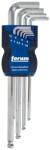 Forum Set chei hexagonale in L cu cap sferic Forum, DIN911L, 1.5-10mm, 9 piese (4317784891721) - constructii-mag Cheie imbus