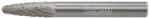 Forum Freza forma conica Forum, RBF 0820, 8x20mm (4317784889445) - constructii-mag