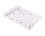 Kidizi Salteluta impermeabila pentru masuta de infasat din bumbac Kidizi 70x50 cm Galaxy Grey (5949551914426) Saltea de infasat