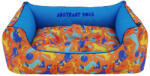 CAZO Design for Pets Pat caine - CAZO Abstract Dogs Orange - 95x75cm