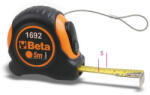 Beta 1692HS Mérőszalag, ütésálló bimateriál ABS-ház, acélszalag, pontossági osztály: II (BETA 1692HS/5) (BETA-016924055)