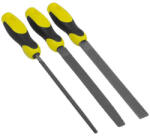 STANLEY 3 Részes Ráspoly Készlet (lapos, Kerek, Félkerek) Durva 200mm (stanley-0-22-477)
