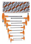 Beta 97TTX/S11 11 részes T-szárú Torx®-imbuszkulcs markolattal szerszám készlet (BETA 97TTX/S 11) (BETA-000970800)