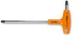 Beta 97TTX 25 T-szárú Torx®-imbuszkulcs, műanyag markolattal, krómozott, fekete hegyek (BETA 97TTX/25) (BETA-000970725)